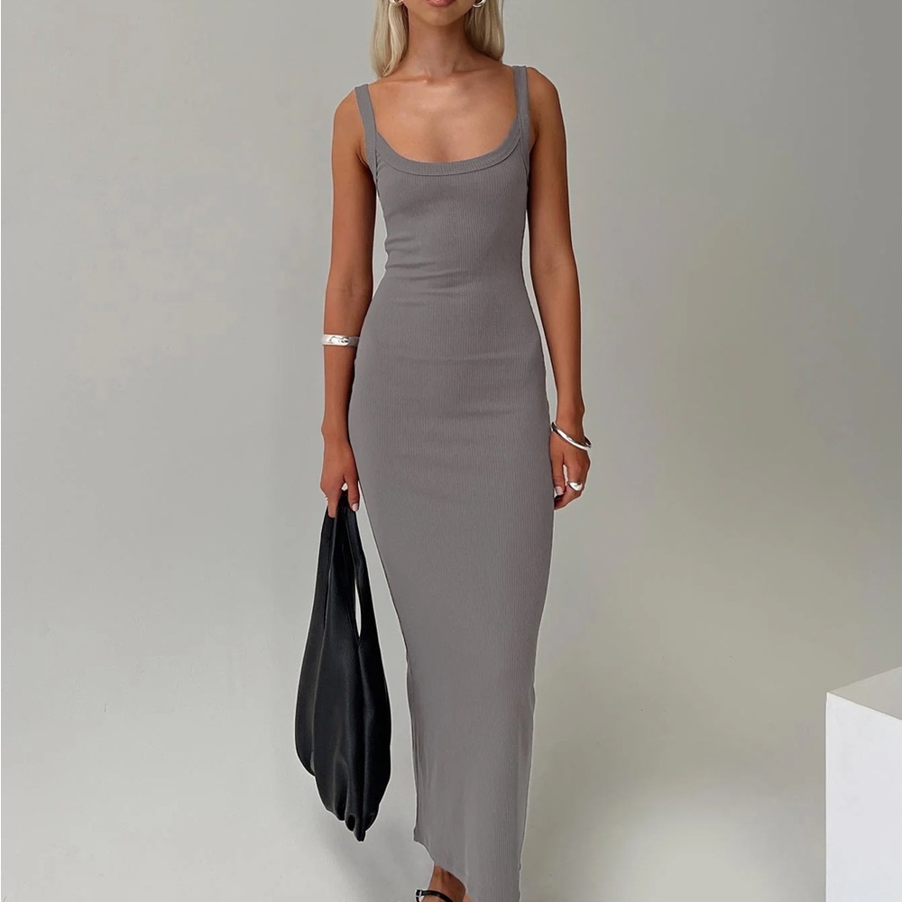 Princess Polly Charcoal Maxi Dress